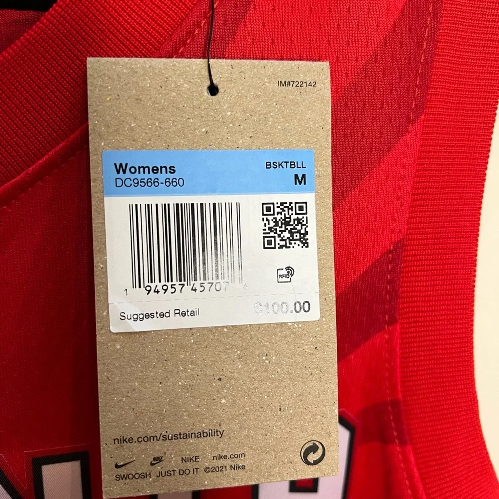Nike Red Atlanta Women's Jersey‎ medium